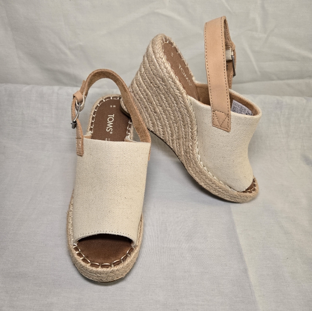 Tom's Marisol Wedge NWOB